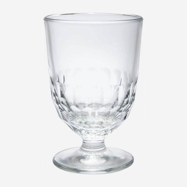 Voetglas van mechanisch glas - 13 cm