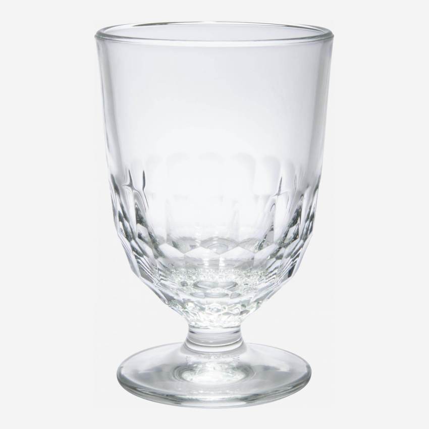 Stielglas, 13 cm, aus gehärtetem Glas