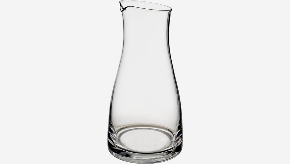 Caraffa di vetro trasparente da 0,5 litri