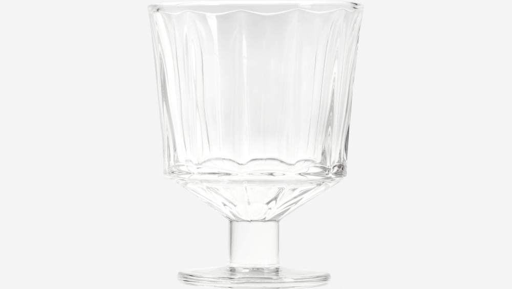 Verre à pied - Transparent (Lot de 6)