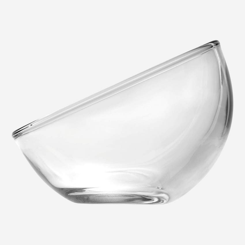 Coupelle à glace en verre - 12 cm - Transparent
