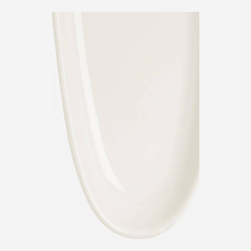 Plat oblong 34 cm - Porcelaine - Blanc