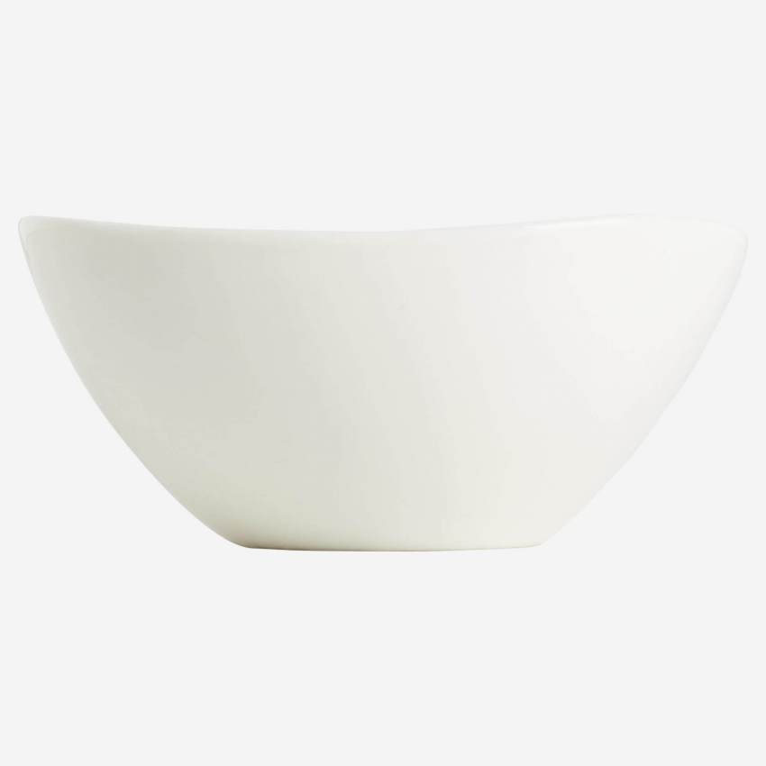 Schale aus Porzellan - 10 cm - weiß