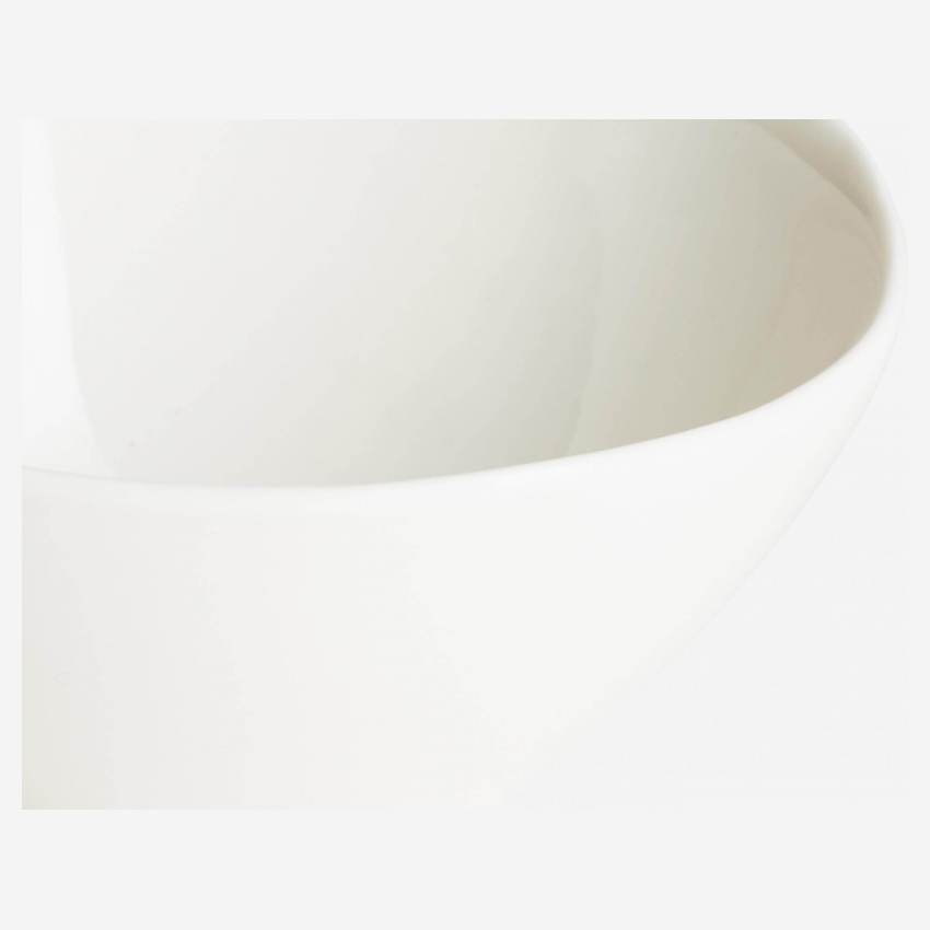 Schale aus Porzellan - 10 cm - weiß