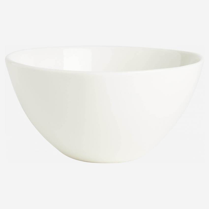 Insalatiera in porcellana - 12 cm - Bianco