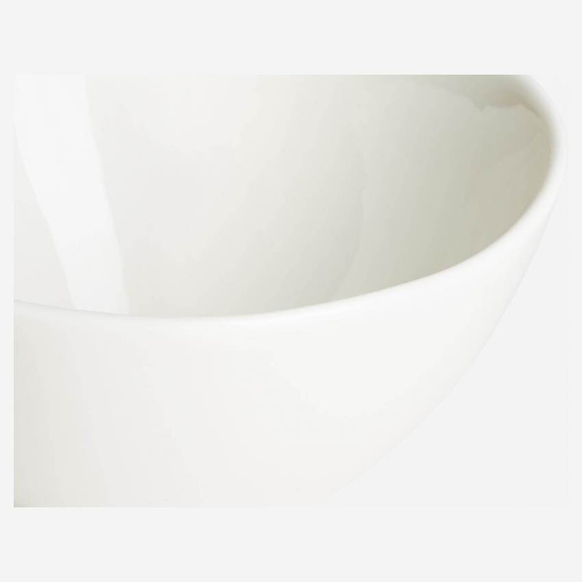 Schale aus Porzellan - 12 cm - weiß