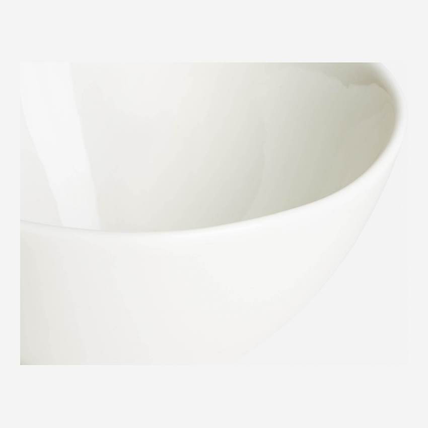Insalatiera in porcellana - 12 cm - Bianco