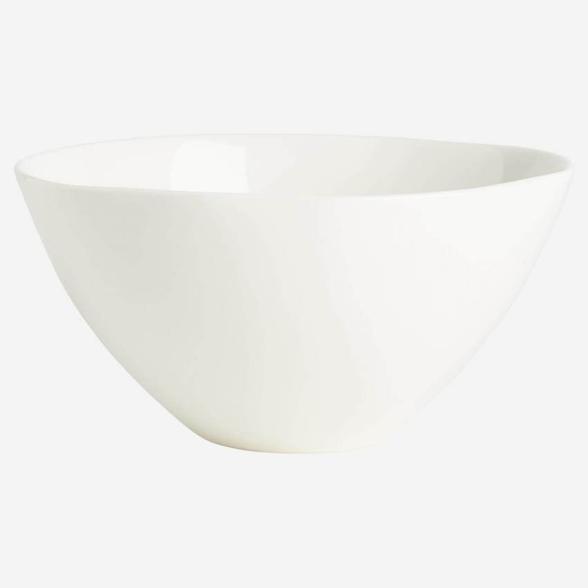 Schale aus Porzellan - 16 cm - weiß