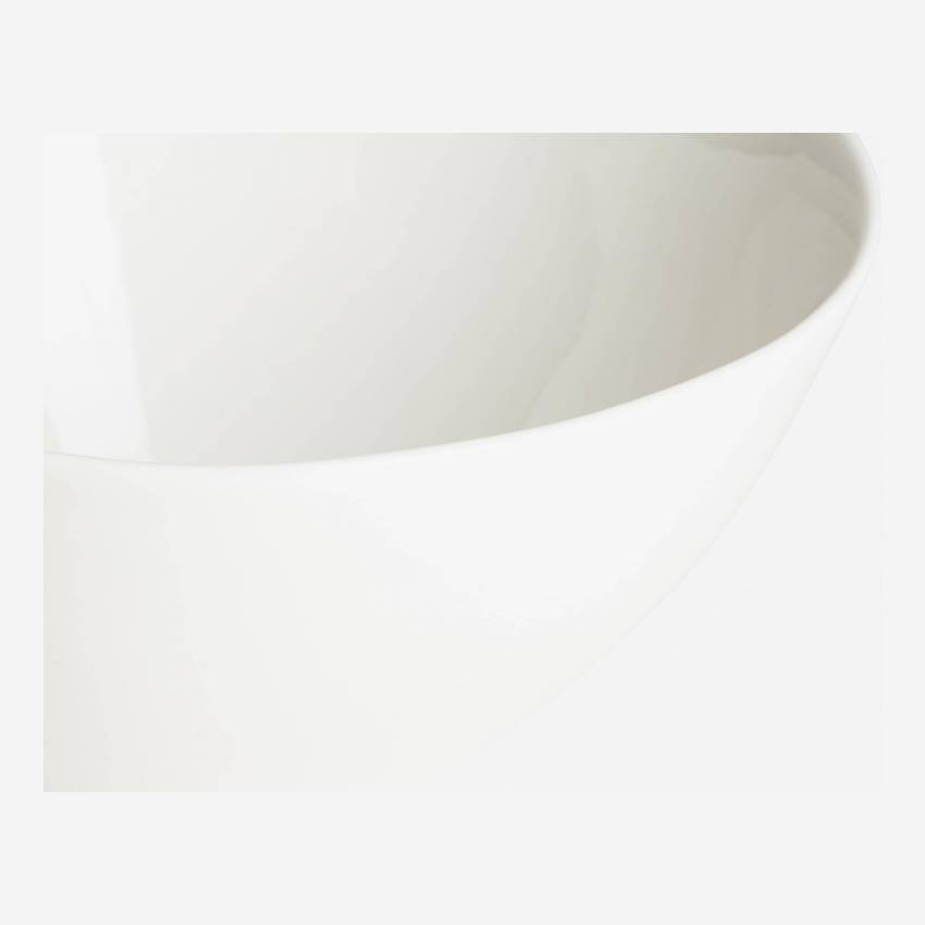 Bol de porcelana - 16 cm - Blanco