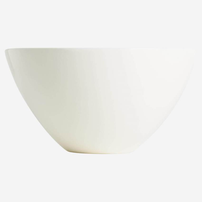 Insalatiera in porcellana - 20 cm - Bianco
