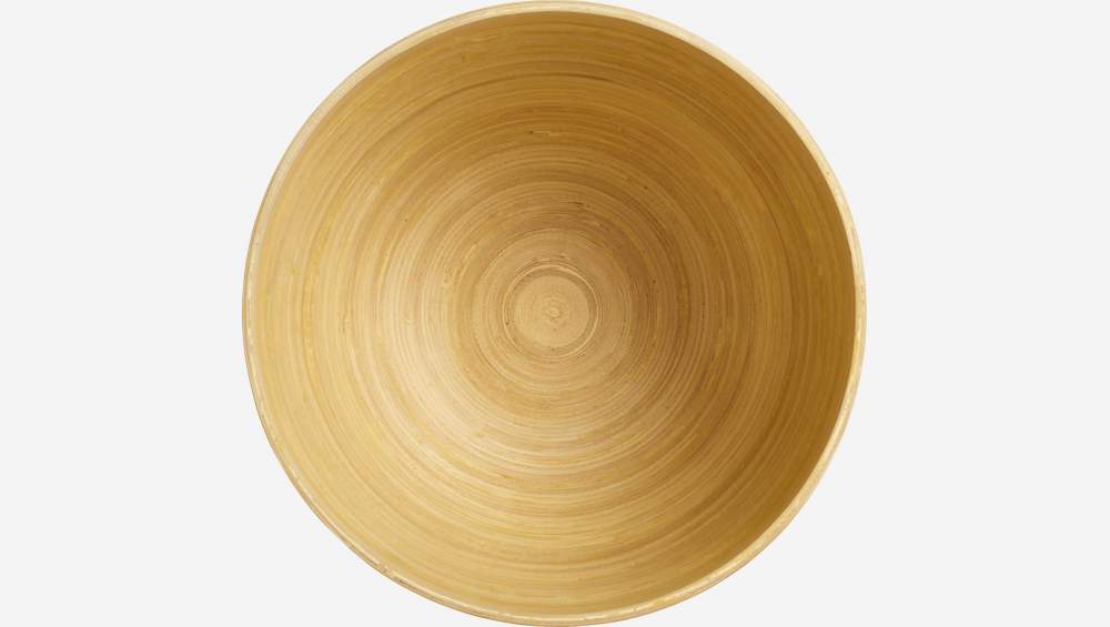 Tigela de bambu - 26 cm - Natural