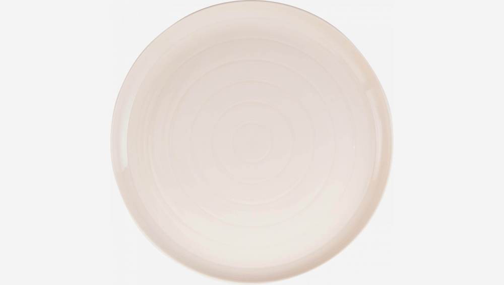 Plat bord porselein - 27 cm - Crème