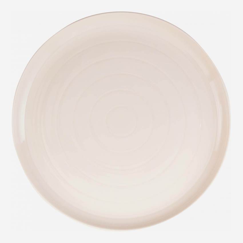 Piatto da pranzo in porcellana - 27cm - Crema
