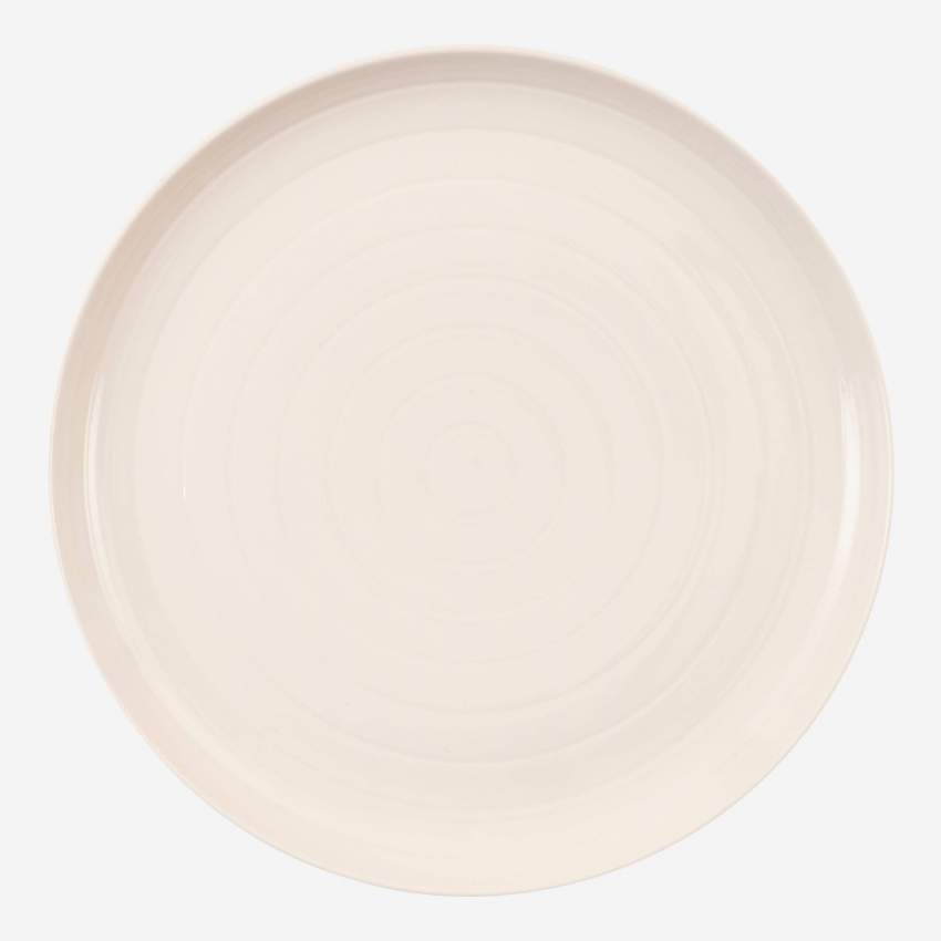 Dessertbord porselein - 21 cm - Crème
