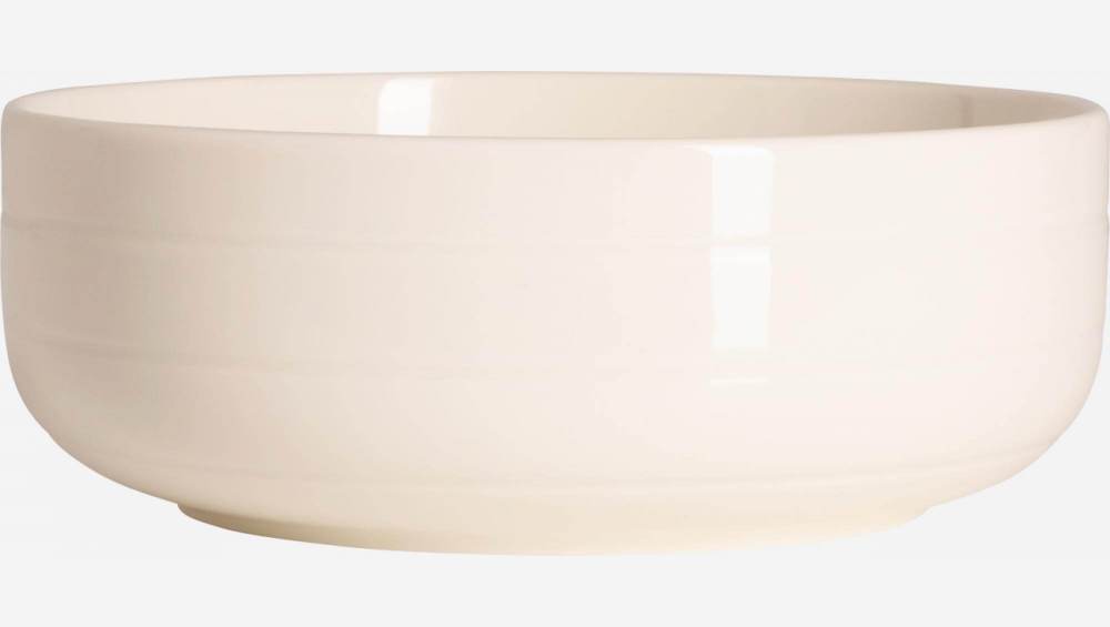 Tigela de porcelana - 15 cm - Creme