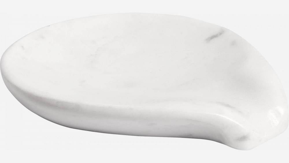 Cucchiaio di marmo d'appoggio - Bianco