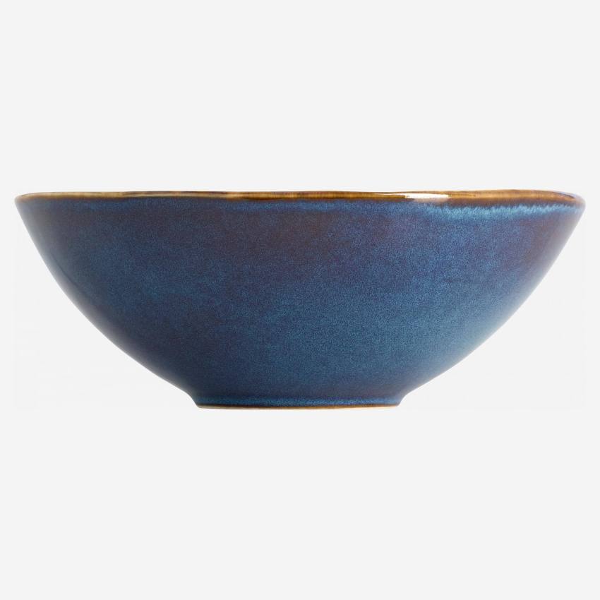 Schale aus Sandstein - 18 cm - Blau