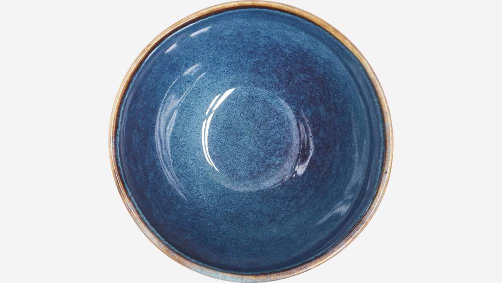 Bol en grès - 14 cm - Bleu