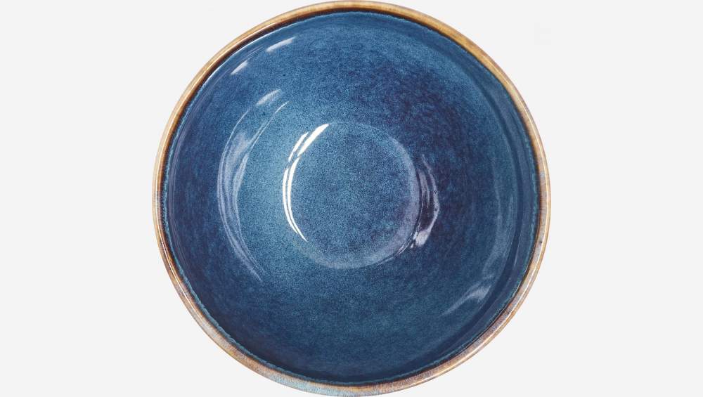 Ciotola in arenaria - 14 cm - Blu