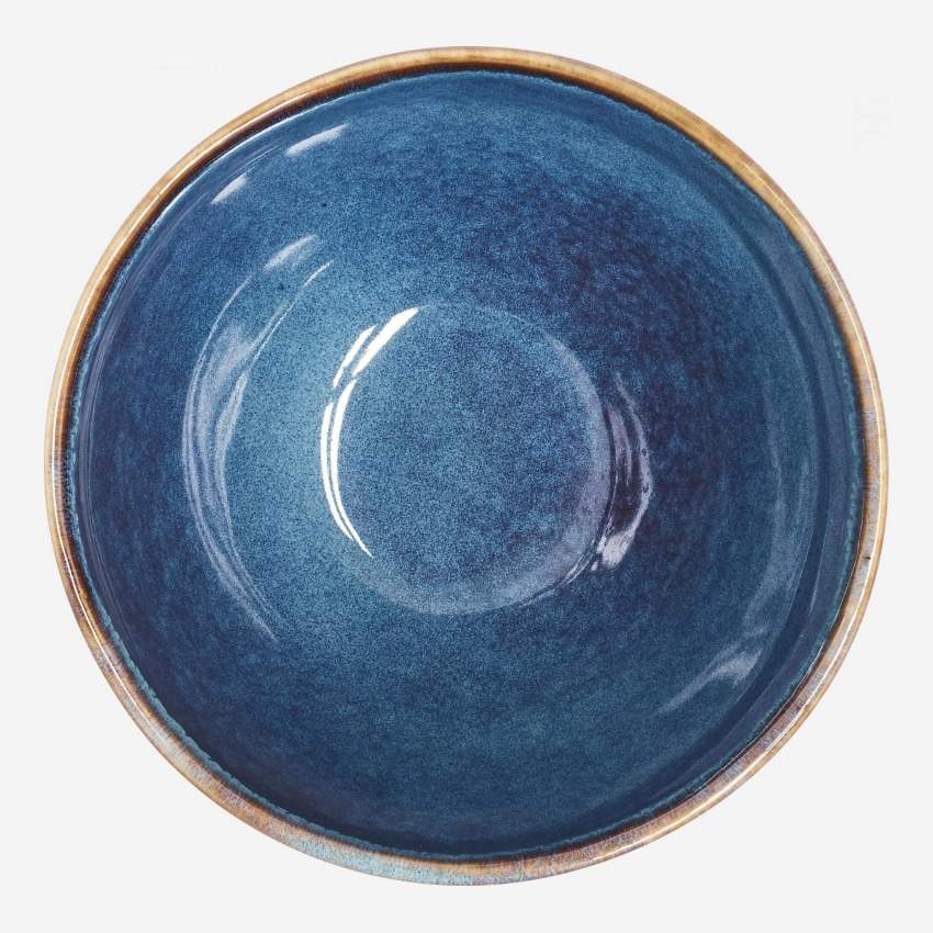Schale aus Sandstein - 14 cm - Blau