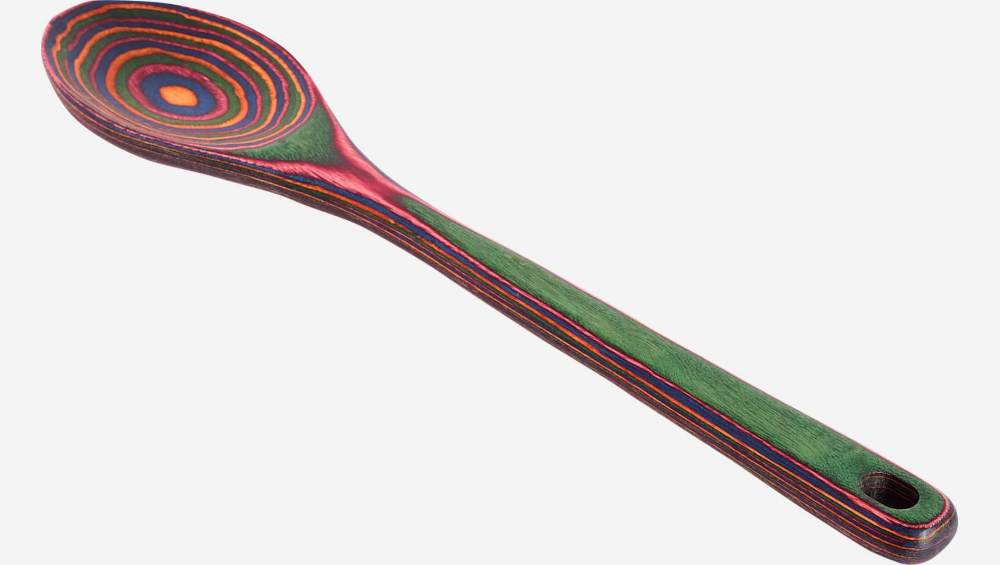 cuchara de madera de pakka - Multicolor