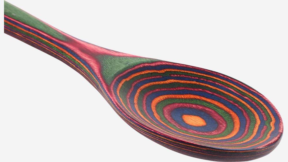 cuchara de madera de pakka - Multicolor