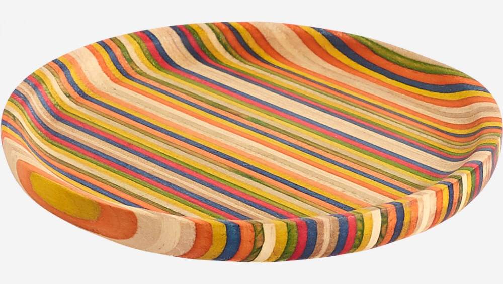 Set di 4 sottobicchieri in legno - Multicolor