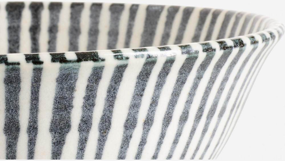 Tigela de porcelana - 14,5 cm - Linhas azuis