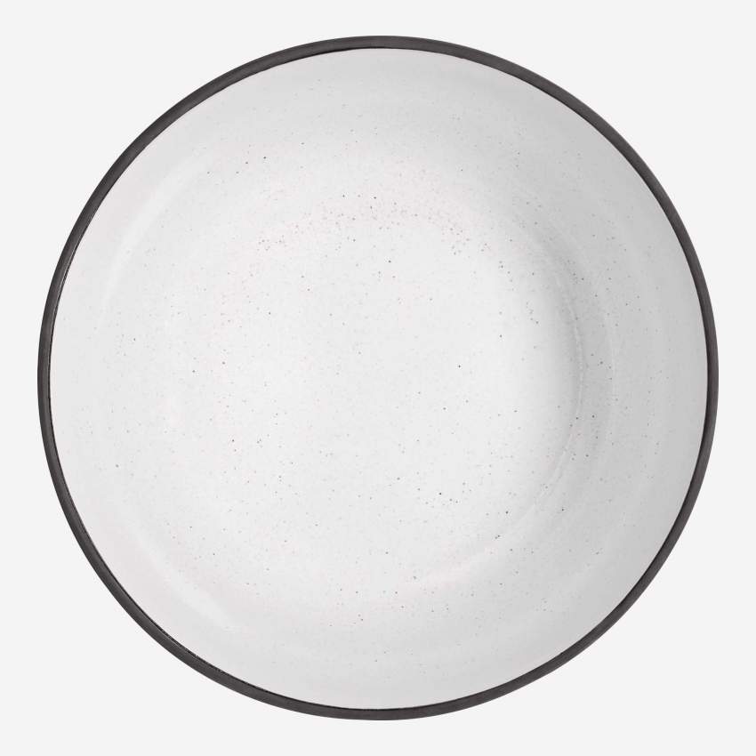 Insalatiera in arenaria - Bianco - 2,6 litri