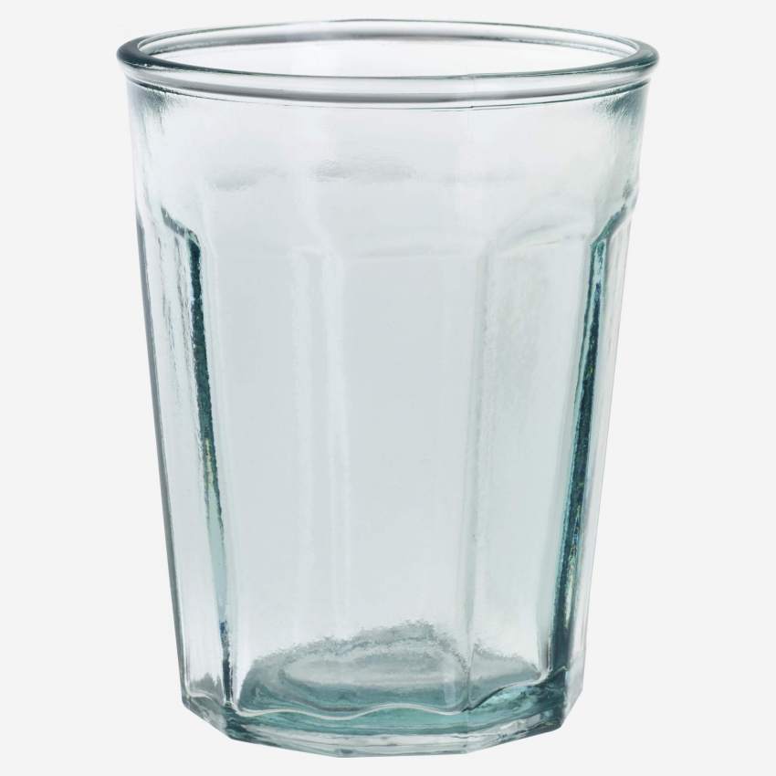 Beker van gerecycled glas - 400 ml - Lichtblauw