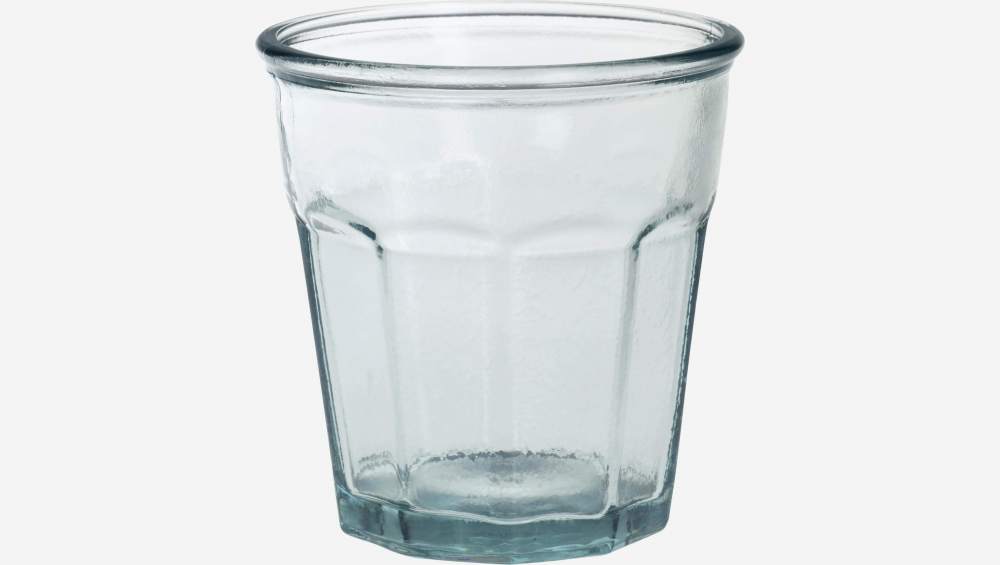 Copo de vidro reciclado - 220 ml - Azul claro