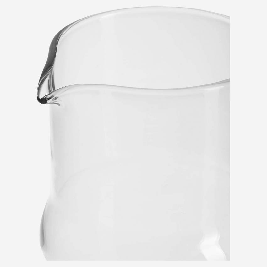 Kan van glas - 1,1L - Transparant