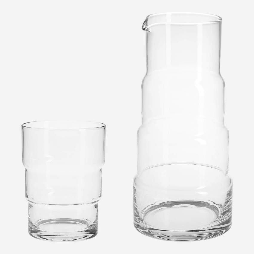 Jarra de vidrio - 1,1 litro - Transparente