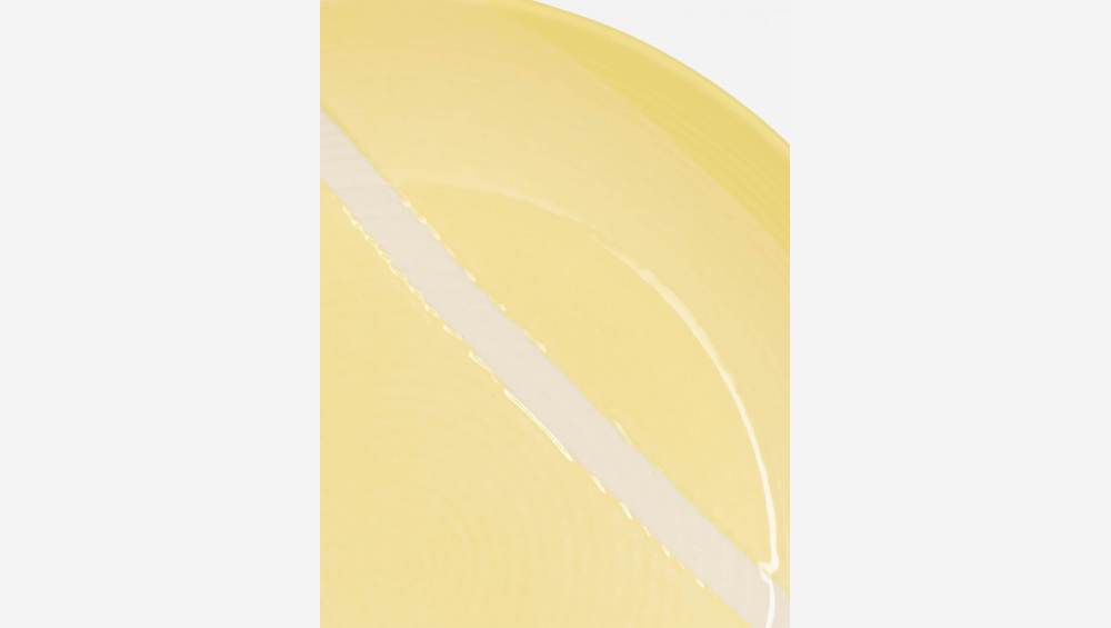 Plato de Postre de Gres -21,5 cm - Amarillo