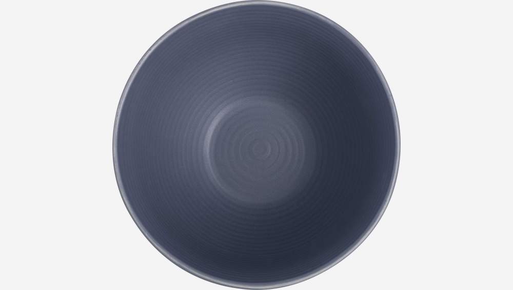 Tigela em grés - 14 cm - Cinza azulado