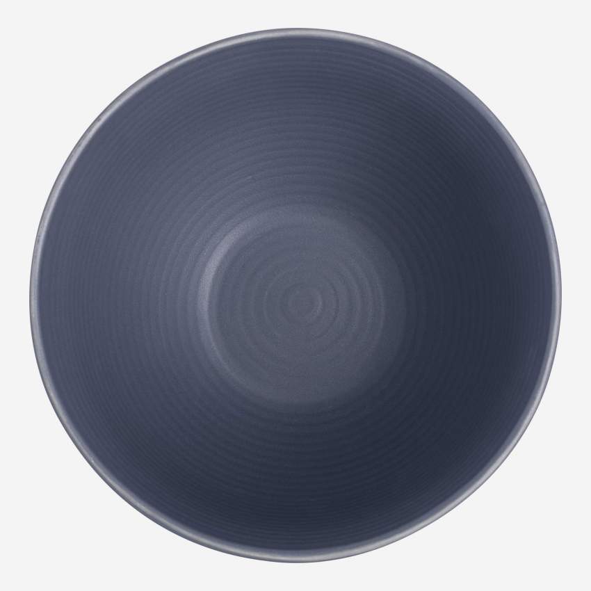 Tigela em grés - 14 cm - Cinza azulado