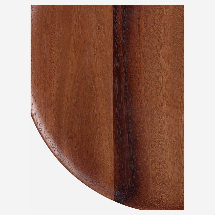 Piatto rotondo in legno di acacia - 30 cm