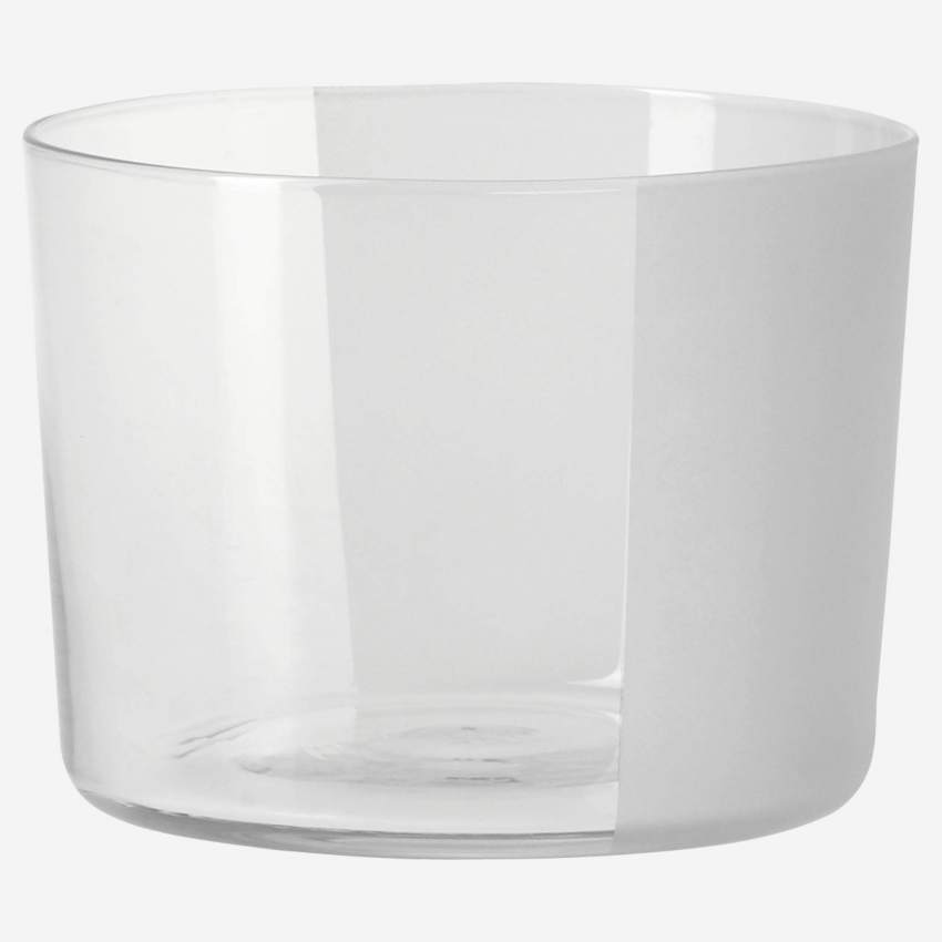 Bicchiere in vetro semi-satinato - 190 ml