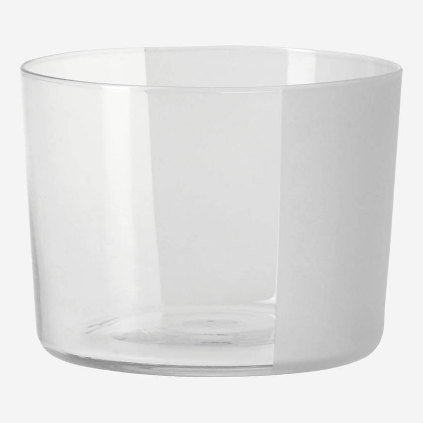 Vaso de vidrio semi-esmerilado - 190 ml