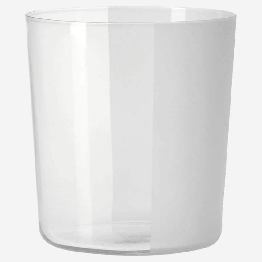Vaso de vidrio semi-esmerilado - 350 ml