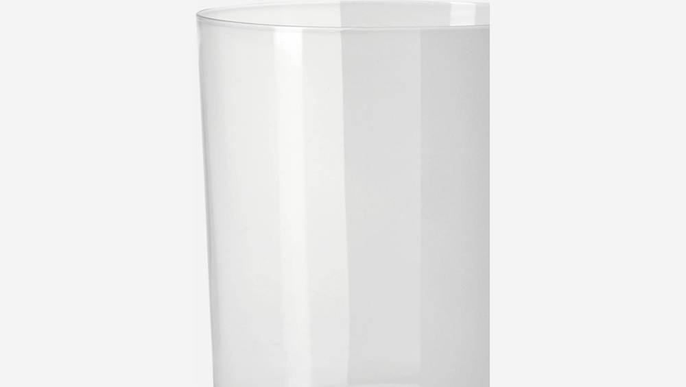 Becher aus Glas mit Teilen aus Milchglas - 350 ml