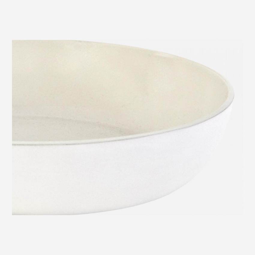 Padella 28 cm in alluminio bianco esterno e rivestimento interno in ceramica
