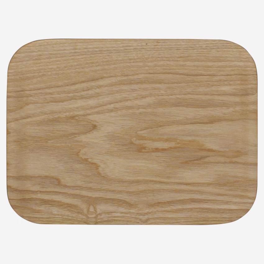 Dienblad van hout - 27 cm