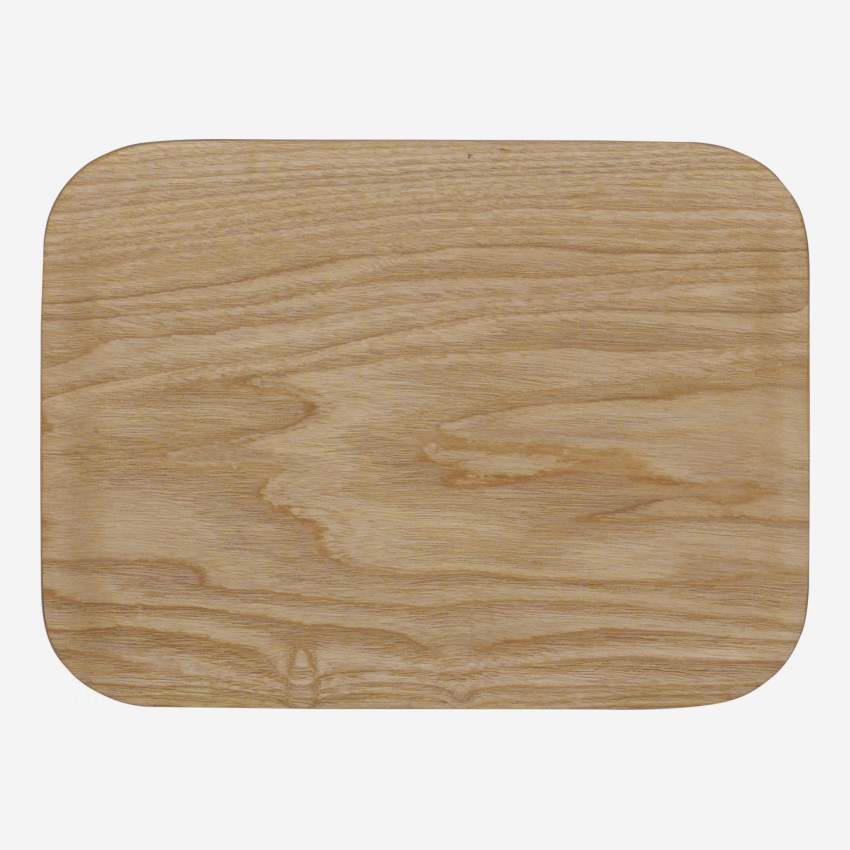 Dienblad van hout - 27 cm