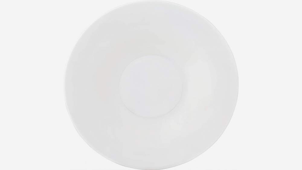 Piatto fondo in porcellana - 27 cm - Bianco