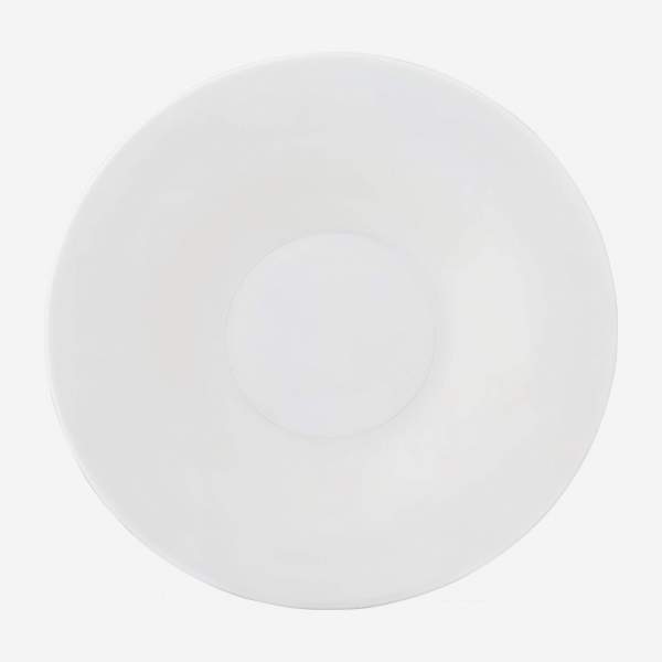 Prato fundo em porcelana - 27 cm – Branco