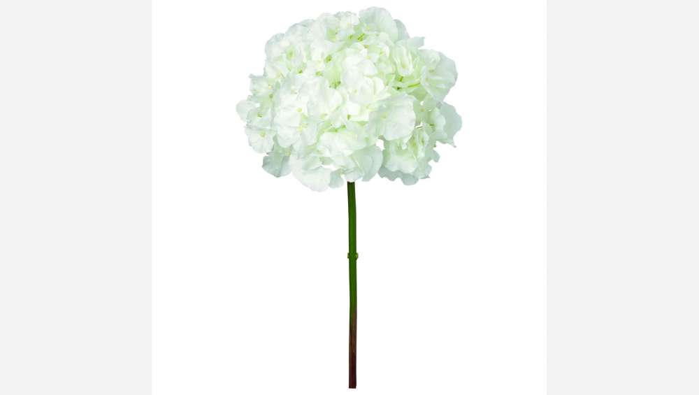 Hortensia artificiel 50cm blanc