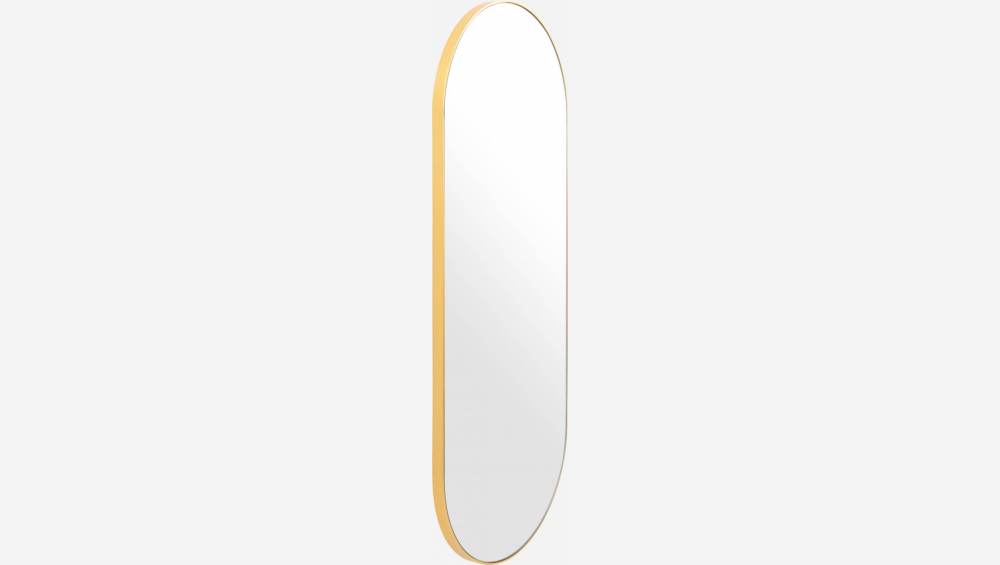 Ovale spiegel van metaal - 114 cm