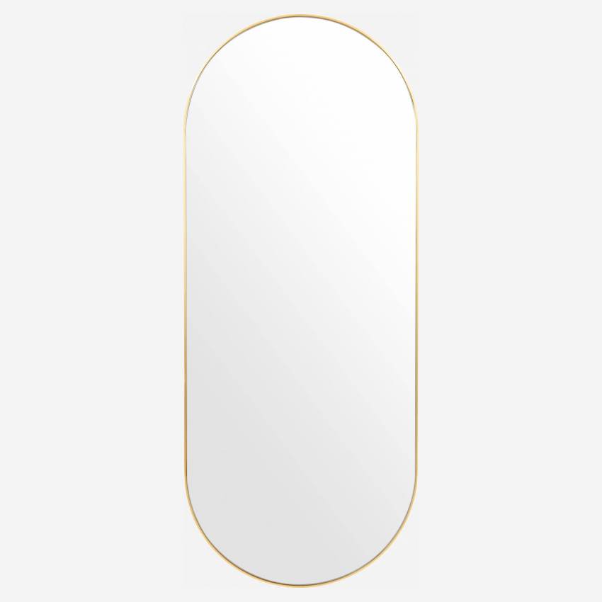 Ovale spiegel van metaal - 114 cm