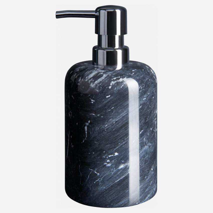 Distributeur à savon en marbre noir